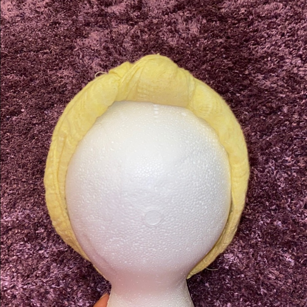 Boho yellow headband